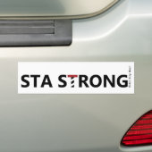 St. Augustine - STA STRONG Bumpersticker (Op auto)