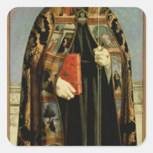 St. Augustine Vierkante Sticker