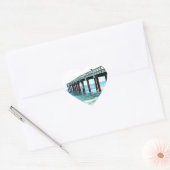 St. Augustine Vist Pier Hart Sticker (Envelop)
