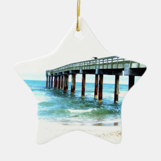 St. Augustine Vist Pier Keramisch Ornament