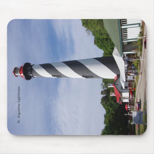 St. Augustine vuurtoren mousepad Muismat (Voorkant)