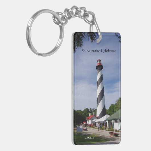 St. Augustine Vuurtoren sleutelhanger (Voorkant Links)