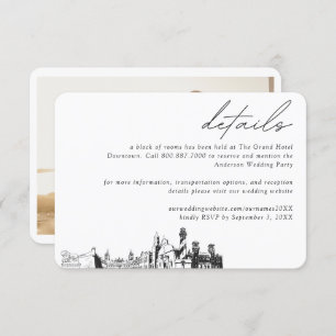 St Augustine Wedding Hotel Kamer Blok Details Informatiekaartje