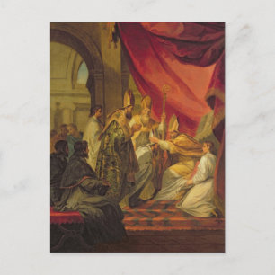 St. Augustinus als bisschop Briefkaart