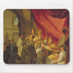 St. Augustinus als bisschop Muismat