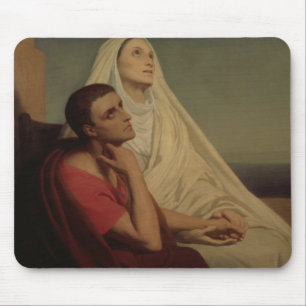 St. Augustinus en zijn moeder St. Monica, 1855 Muismat