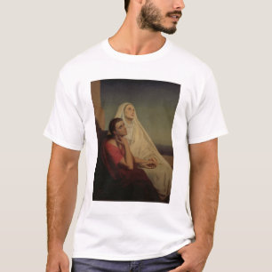 St. Augustinus en zijn moeder St. Monica, 1855 T-shirt