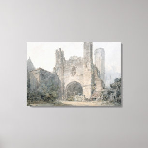 St. Augustinus Gate, Canterbury, c.1797 (m/v) over Canvas Afdruk