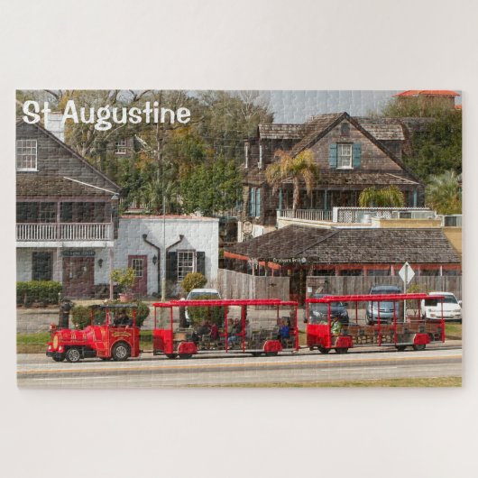 St Augustinus: sightsee Tourist, Florida 2 Legpuzzel (Horizontaal)