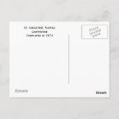 St Augustrine Lighthouse Briefkaart (Achterkant)