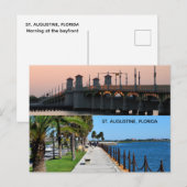 St. Auigustine, Florida bayfront Briefkaart (Voorkant / Achterkant)