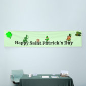 ST. Bannière de la fête de PATRICK (Salon professionnel)