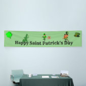 ST. Bannière de la fête de PATRICK (Salon professionnel)