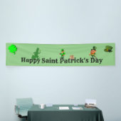 ST. Bannière de la fête de PATRICK (Salon professionnel)