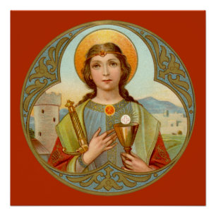 St. Barbara (BK 001) Affiche 20"x20" 3