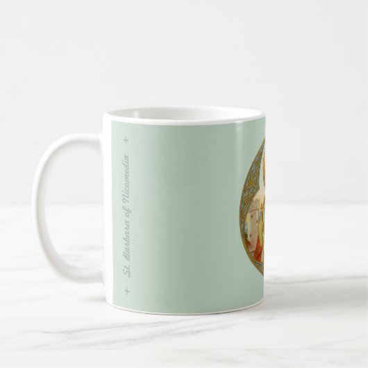St. Barbara (BK 001) Coffee Mok 1a (Links)
