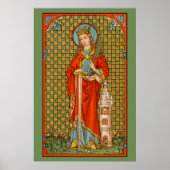 St. Barbara (JP 01) 24"x36" Poster 2 (Devant)