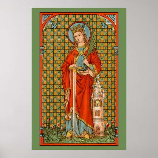 St. Barbara (JP 01) 24"x36" Poster 2 (Devant)