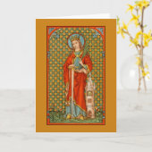 St. Barbara (JP 01) Carte de voeux 2 (Fleur jaune)