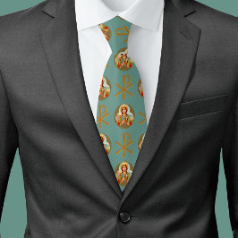 St. Barbara van Nicomedia (BK 001) & Chi Rho Stropdas