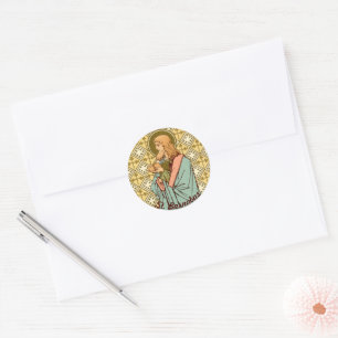 St. Barnabas de Apostel (RLS 02) Ronde Sticker