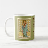 St. Barnabas l'apôtre (RLS 02) Café Mug 2a (Gauche)