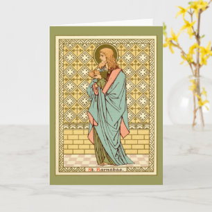 St. Barnabé l'Apôtre (RLS 02) Carte de vœux vierge