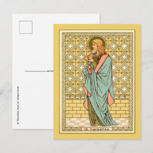 St. Barnabé l'Apôtre (RLS 02) Carte postale 2