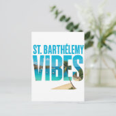 St. Barthélemy Vibes Briefkaart (Staand voorkant)
