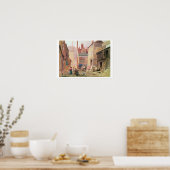 St. Bartholomew Close, Smithfield, London, 1850 (w Poster (Keuken)