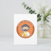 St. Bartholomew de Apostle Briefkaart (Staand voorkant)