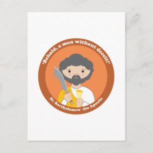 St. Bartholomew de Apostle Briefkaart