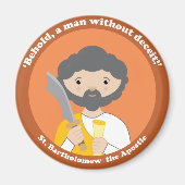 St. Bartholomew de Apostle Magneet (Voorkant)