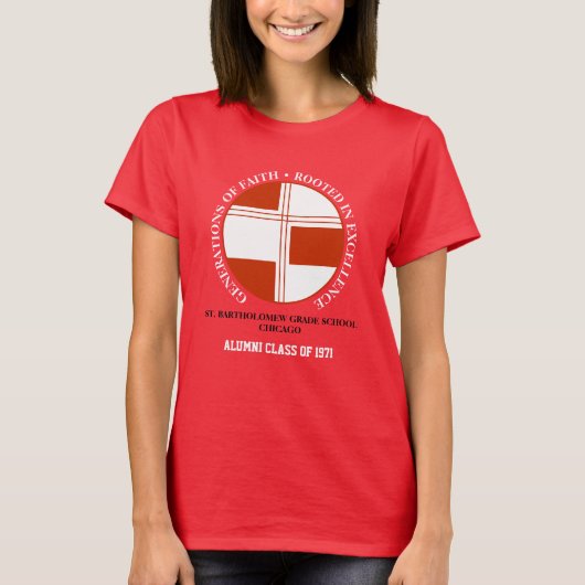 St Bartholomew Grade School klasse van T-shirt (Voorkant)