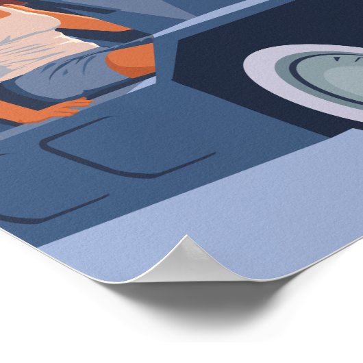 St Barths Landing Poster (Hoek)