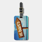 St. Bart's Bagagelabel (Voorkant verticaal)