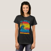 St Barts Caribbean Retro Throwback Surf & Beach So T-shirt (Voorkant volledig)