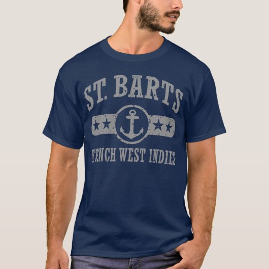 St. Barts French West Indies T-shirt (Voorkant)