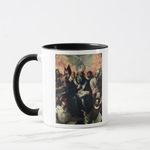 St. Basil die zijn doctrine dicteert Mok