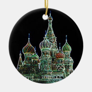 St Basils Neon Keramisch Ornament