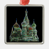 St Basils Neon Metalen Ornament (Voorkant)