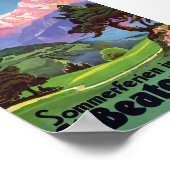 St. Beatenberg, Suisse Poster Vintage voyage (Coin)