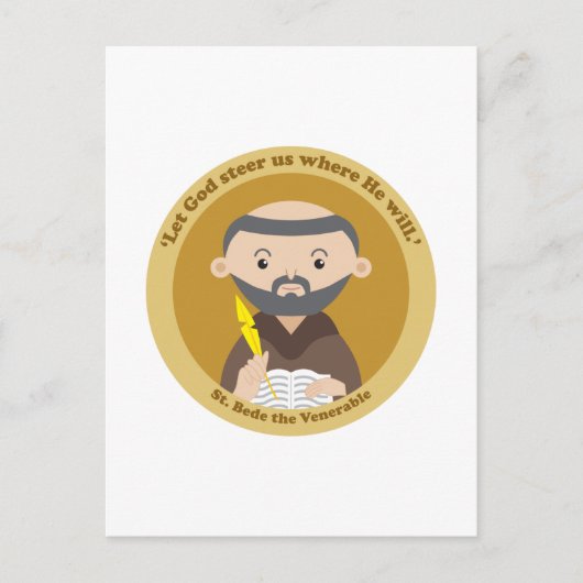 St. Bede the Venerable Briefkaart (Voorkant)