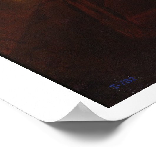 St. Benedict Blessing St. Maur Poster (Hoek)