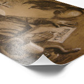 St. Benedict, Impression photo 5"x7" (Coin)