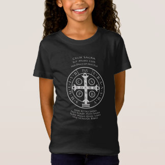 St. Benedict-medaille met Latijns-geit T-shirt