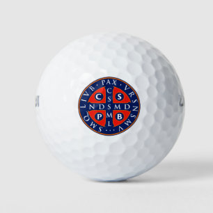 St. Benedict medaille ontwerp Golfballen
