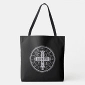 St. Benedict Medal Canvas tas (Voorkant)