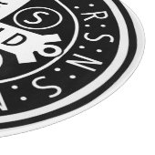 St. Benedict Medal Glass Cutting Board Snijplank (Hoek)