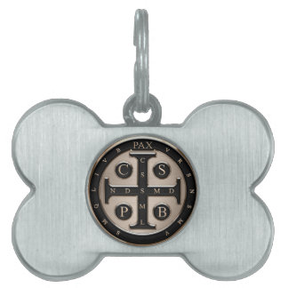St. Benedict Medal Huisdieren Naamplaatje